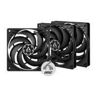 Arctic P12 Slim PWM PST 120 mm PWM Lüfter optimiert für statischen Druck mit integriertem Y-Kabel, Ventilator, 12 cm, 2100 RPM, 0,3 Sone, 41,1 cfm, 71,53 m³/h