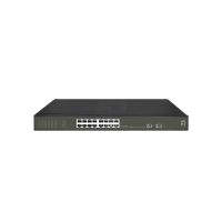 LevelOne Hilbert 18-Port Gigabit PoE Smart Lite Switch, 16 PoE Ausgänge, 2 x Gigabit SFP, 802.3at/af PoE, 230W PoE-Leistungsbudget, Managed, L2, Gigabit Ethernet (10/100/1000), Vollduplex, Power over Ethernet (PoE), Rack-Einbau