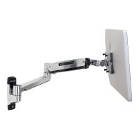 Ergotron LX HD - Befestigungskit (Erweiterungsadapter, VESA-Adapter, Steh-Sitz-Arm, Wandhalterung) - für LCD-Display - Polished Aluminum - Bildschirmgröße: bis zu 116,8 cm (bis zu 46 Zoll)