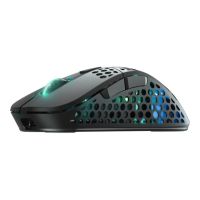 Xtrfy M4 RGB - Maus - ergonomisch - optisch - kabellos - 2.4 GHz - kabelloser Empfänger (USB)