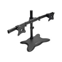 Eaton Tripp Lite Series Dual-Monitor TV Desktop Display Mount Stand Full Motion 13"- 27" Flat Screen Displays - Aufstellung - Voll beweglich - für 2 LCD-Displays - Stahl - Schwarz - Bildschirmgröße: 33.2-68.58 cm (13"-27")