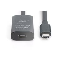 DIGITUS Aktives USB 3.2 Gen1 5G Verlängerungskabel, USB-C - USB-C, 10m
