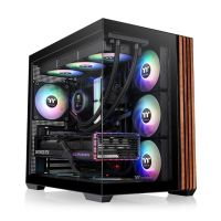 Thermaltake View 380 WS ARGB, Midi Tower, PC, Schwarz, ATX, micro ATX, Mini-ITX, SPCC, Gehärtetes Glas, Gaming