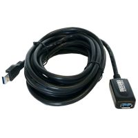Exsys UEX-1405, 3 m, USB A, USB A, USB 3.2 Gen 1 (3.1 Gen 1), Männlich/Weiblich, Schwarz