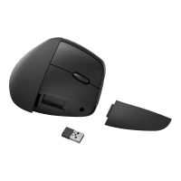 HP 925 - Vertikale Maus - ergonomisch - 6 Tasten - kabellos - Bluetooth 5.3, 2.4 GHz - kabelloser Empfänger (USB)