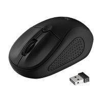 Trust Primo - Maus - rechts- und linkshändig - optisch - 4 Tasten - kabellos - 2.4 GHz - kabelloser Empfänger (USB)