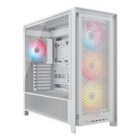 Corsair FRAME 5000D RS ARGB, Midi Tower, PC, Weiß, ATX, EATX, micro ATX, Mini-ITX, Kunststoff, Stahl, Gehärtetes Glas, Gaming