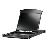 ATEN KL1516AiN - KVM-Konsole mit KVM-Switch - 16 Anschlüsse - PS/2, USB - Deutsch - 48.3 cm (19")