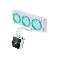 ASUS Prime SLC II 360 ARGB LCD - White Edition - Prozessor-Flüssigkeitskühlsystem - Kühlergröße: 360 mm - (für: AM4, AM5, LGA1851, LGA1700)