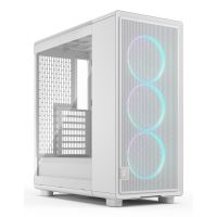 Fractal Design Epoch, Midi Tower, PC, Weiß, ATX, micro ATX, Mini-ITX, Stahl, Gehärtetes Glas, Gaming