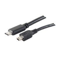 ShiverPeaks 77144-3.0, 2 m, USB C, Mini-USB A, USB 2.0, 0,48 Gbit/s, Schwarz