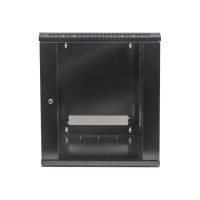 Intellinet Network Cabinet, Wall Mount (Standard), 12U, Usable Depth 260mm/Width 510mm, Black, Flatpack, Max 60kg, Metal & Glass Door, Back Panel, Removeable Sides,Suitable also for use on desk or floor, 19",Parts for wall install (eg screws/rawl plugs)