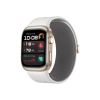 Huawei Watch D2 - Gold-Aluminiumlegierung - intelligente Uhr mit Riemen - composite leather - weiß - Handgelenkgröße: 161-210 mm - Anzeige 4.6 cm (1.82")