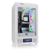 Thermaltake The Tower 200, Mini Tower, PC, Weiß, Mini-ITX, SPCC, 20 cm