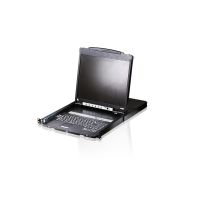 ATEN CL5816N-ATA-GG, 1280 x 1024 Pixel, SXGA, Rack-Einbau, 27,2 W, 1U, Schwarz