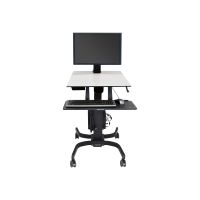 Ergotron WorkFit-C Single HD - Sitz-/Steh-Arbeitsplatz