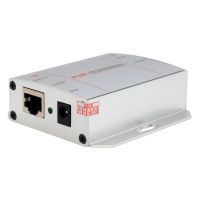 Exsys PoE+ Gigabit Injektor 30W, Gigabit Ethernet, 10,100,1000 Mbit/s, 10/100/1000, IEEE 802.3af, IEEE 802.3at, Grau, Metall