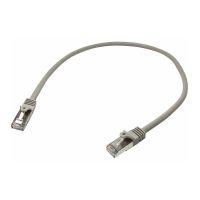 StarTech.com 50cm CAT6 Ethernet Cable, 10 Gigabit Shielded Snagless RJ45 100W PoE Patch Cord, CAT 6 10GbE SFTP Network Cable w/Strain Relief, Grey, Wiring is UL Certified/TIA - Category 6 - 26AWG (N6SPAT50CMGR)