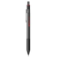 rOtring 2164108, Schwarz, Messing, Schwarz, Blau, Rot, Hexagonal, Stahl, 0,5 mm