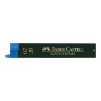 FABER-CASTELL Super-Polymer - Bleistiftmine - Superpolymer - 2B - Intense Black - 0.7 mm (Packung mit 12)