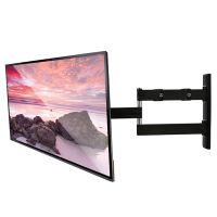 B-TECH BT7513 - Befestigungskit (Gelenkarm, Wandmontage) - neig- und schwenkbar - für Flachbildschirm - Schwarz - Bildschirmgröße: bis zu 58,4 cm (bis zu 23 Zoll)