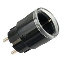 Shelly Plug S Gen3, Draußen, Schwarz, 50 m, 30 m, Kunststoff, Kabellos