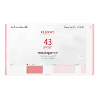 Crestron Room Scheduling Touch Screen TSS-1070-W-S-LB KIT