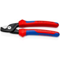 KNIPEX StepCut, Netzkabelschneider, Schwarz, Blau, Rot, 1,5 cm, 50 mm², 160 mm, 240 g