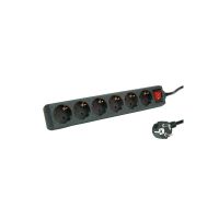ROLINE Steckdosenleiste - Wechselstrom 250 V - 3600 Watt - Eingabe, Eingang CEE 7/4 - Ausgangsanschlüsse: 6 (3 x CEE 7/4)