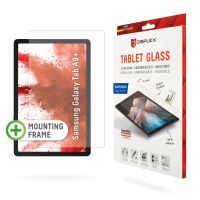 E.V.I. Displex Tablet Glass (9H) für Samsung Galaxy Tab A9+, Eco-Montagerahmen L-Form, unzerbrechlich, Klare Bildschirmschutzfolie, 9H, Gehärtetes Glas, 20 g, 1 Stück(e)