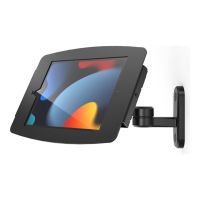Compulocks iPad 10.2" Space Enclosure Swing Wall Mount - Gehäuse - Diebstahlschutz - für Tablett - verriegelbar - hochwertiges Aluminium - Schwarz - Bildschirmgröße: 26 cm (10.2")