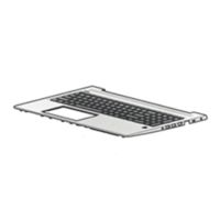 HP L45090-DH1, Gehäuse-Unterteil+Tastatur, Nordisch, Tastatur mit Hintergrundbeleuchtung, HP, ProBook 450 G6
