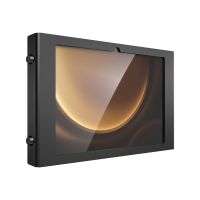 Compulocks Galaxy Tab S9+/S9FE+ 12.4" Apex Secured Enclosure Wall Mount - Gehäuse - tragbare, freiliegende Front-/Rückkamera und Sensoren - für Tablett - verriegelbar - Metallrahmen - Schwarz - Bildschirmgröße: 27.9 cm (12.4")