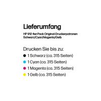 HP 912 - 4er-Pack - Schwarz, Gelb, Cyan, Magenta