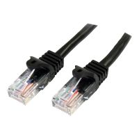 StarTech.com 3m Cat5e RJ45 UTP Netzwerkkabel Snagless - Cat 5e Patchkabel - Schwarz - Stecker / Stecker - Patch-Kabel - RJ-45 (M)
