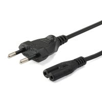 Equip 112161, 3 m, Netzstecker Typ C, C7-Koppler, H03VVH2-F, 250 V, 2.5 A