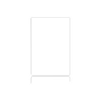 Zebra Z-Perform 1000T Removable - Permanenter Klebstoff - unbeschichtet - weiß - 101.6 x 152.4 mm 1040 Etikett(en) (1 Rolle(n)
