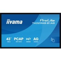 Iiyama T4329AS-B1AG, Interaktiver Flachbildschirm, 108 cm (42.5"), LED, 3840 x 2160 Pixel, WLAN, 24/7