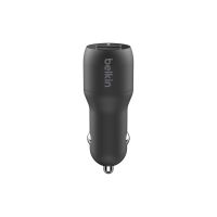 Belkin BoostCharge Dual Charger - Auto-Netzteil - 24 Watt - 4.8 A - 2 Ausgabeanschlussstellen (USB)