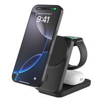 Belkin Qi2, Drinnen, USB, Kabelloses Aufladen, 1,5 m, Schwarz