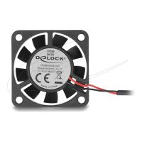 Delock Gehäuselüfter - axial - 40 mm - Schwarz
