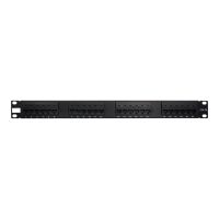 Inter-Tech Patch Panel - CAT 5e - UTP - RJ-45 X 24 - 1U - 48.3 cm (19")