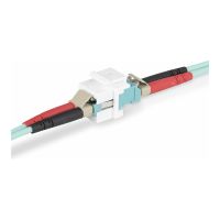 StarTech.com LC to LC Coupler, LC Fiber Coupler, LC/UPC Keystone Jack, Fiber Optic LC Keystone Coupler for Patch Panel - LC to LC Duplex (DMFKSLCLCCOUPLER)