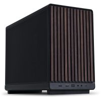 Lian Li A3-mATX, Micro Tower, PC, Schwarz, Holz, micro ATX, Micro-ITX, Stahl, 16,5 cm