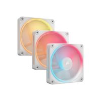 Corsair iCUE Link LX120-R RGB Starter Kit - Gehäuselüfter - Reverse-Lüfterblätter - 120 mm - weiß (Packung mit 3)