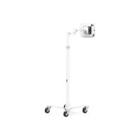 Compulocks iPad 10th-11th (A16) Gen Space Enclosure Medical Rolling Cart Extended Plus Hub White - Wagen - für Tablett - verriegelbar - medizinisch - weiß - Bildschirmgröße: 27.7 cm (10.9")