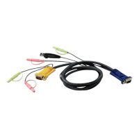 ATEN 2L-5303U - Tastatur- / Video- / Maus- / Audio-Kabel - USB, HD-15 (VGA)