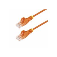 StarTech.com 1.5m Orange Slim CAT6 Ethernet Cable, Snagless, 28AWG, LSZH - Patch-Kabel - RJ-45 (M)