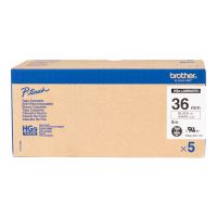 Brother HGE-261V5 - Schwarz auf Weiß - Rolle (3,6 cm x 8 m)