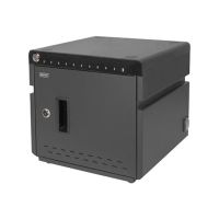 DIGITUS Mobiler Desktop Ladeschrank für 10 Notebooks/Tablets bis 13 Zoll, UV-C, USB-C